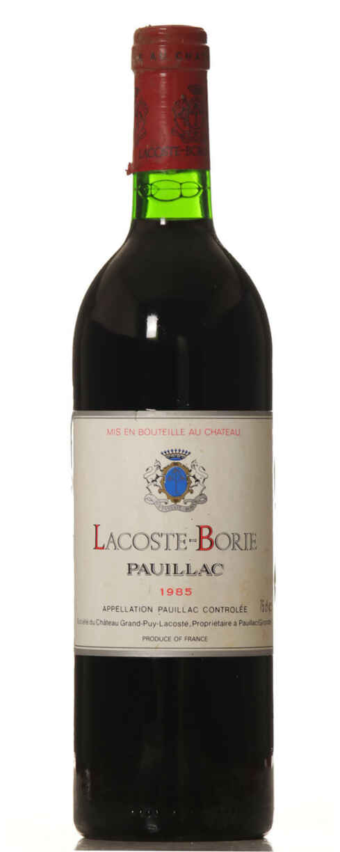 Chateau Grand-puy-lacoste Lacoste-borie 1985