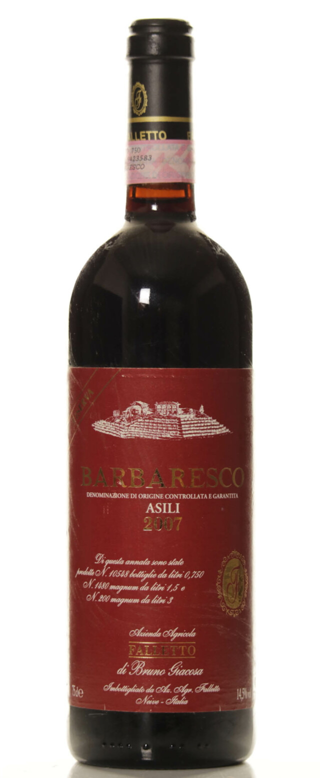 Bruno Giacosa Barbaresco Asili Riserva, 2007