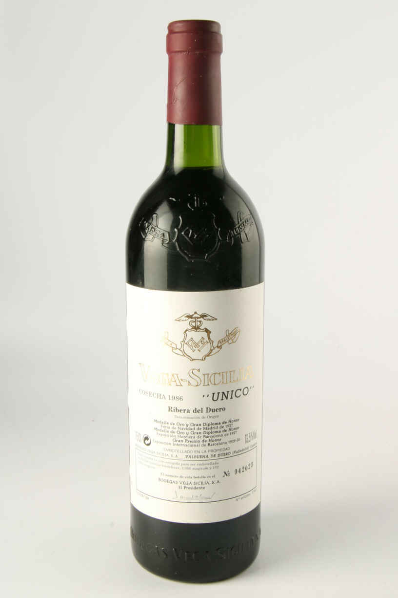 Vega Sicilia Unico 1986
