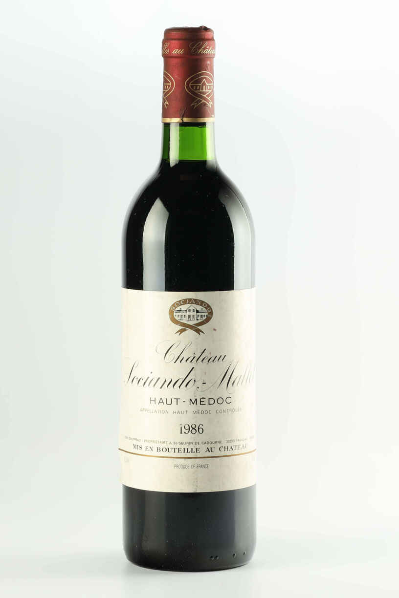 Chateau Sociando Mallet 1986