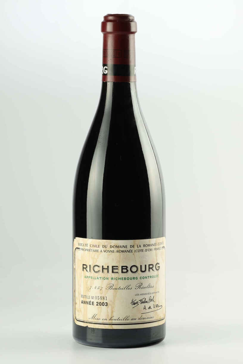 De La Romanee Conti Richebourg Grand Cru 2003