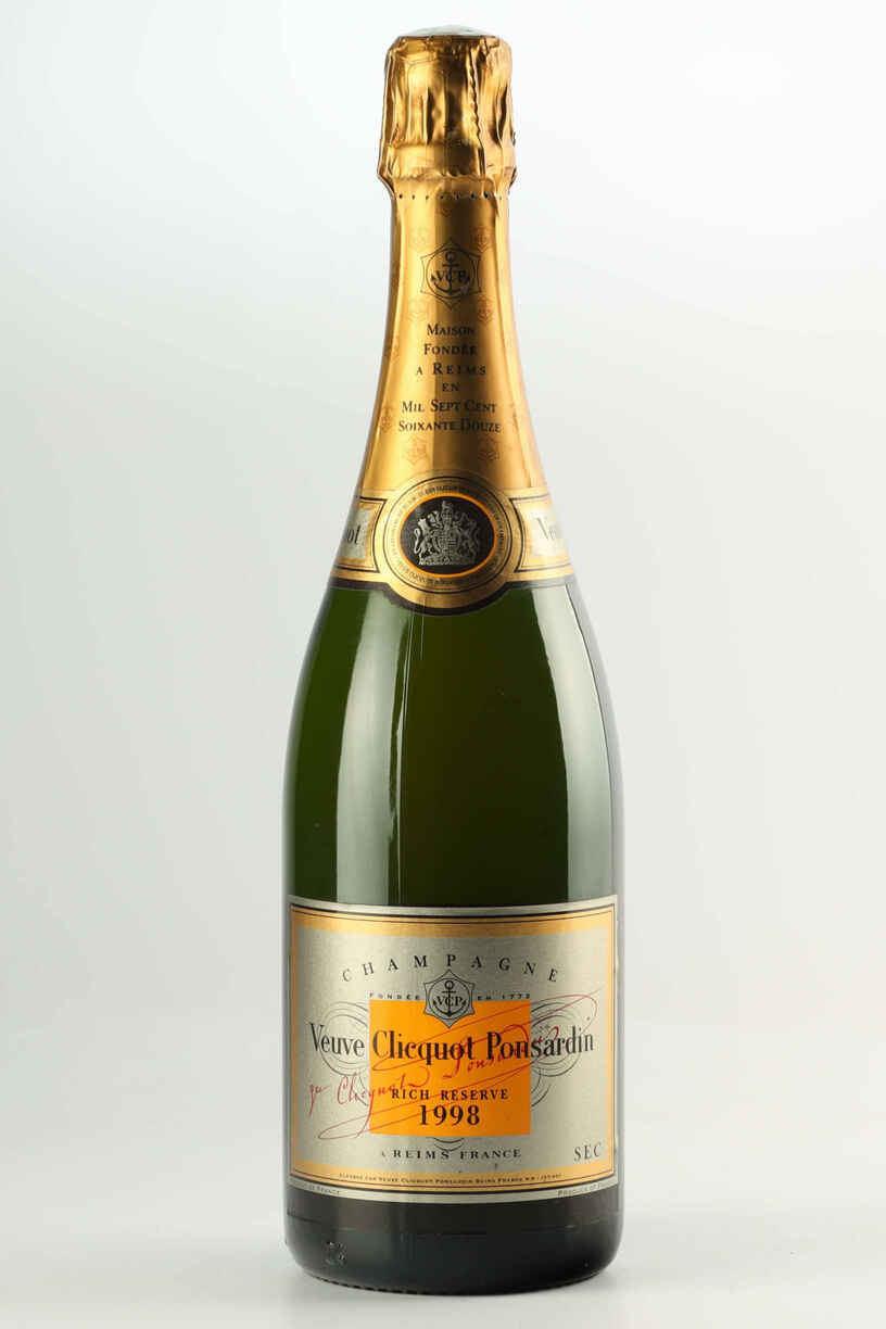 Champagne Veuve Clicquot Ponsardin Rich Reserve 1998