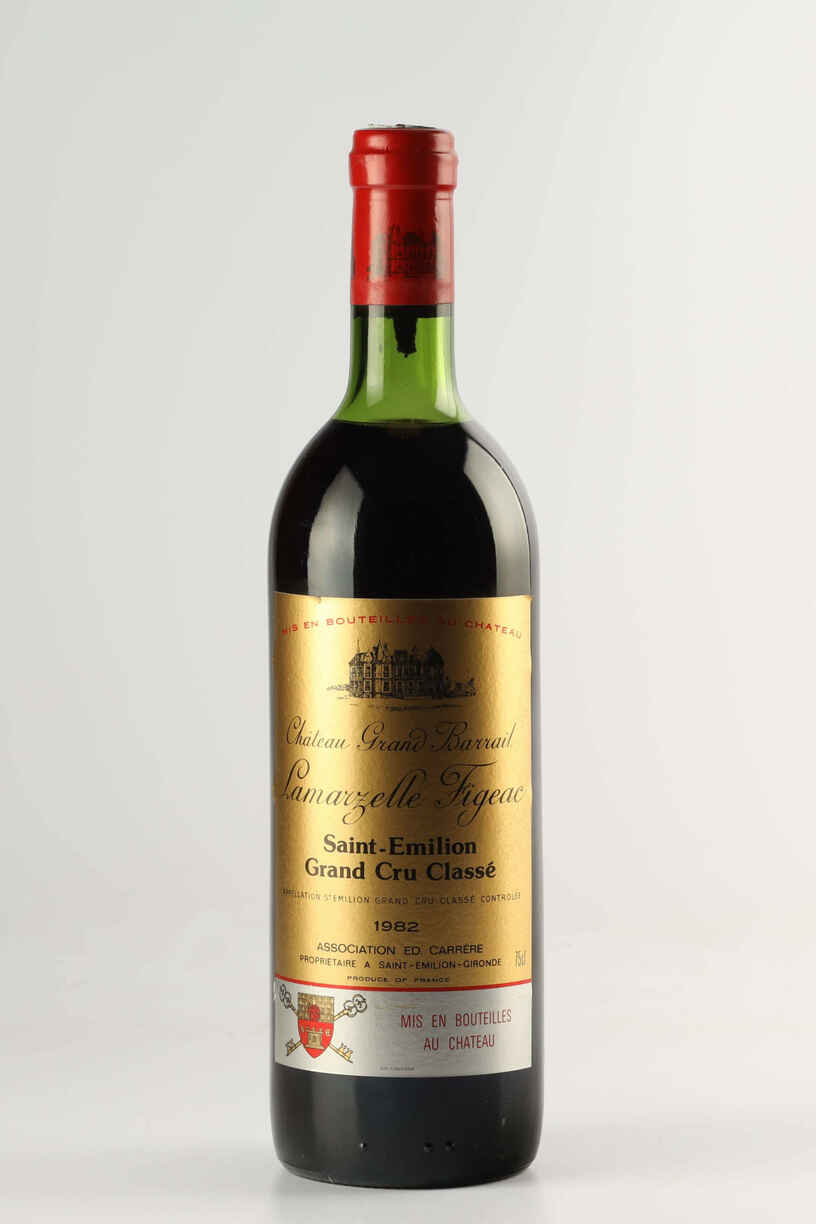 Chateau Grand Barrail Lamarzelle Figeac 1982