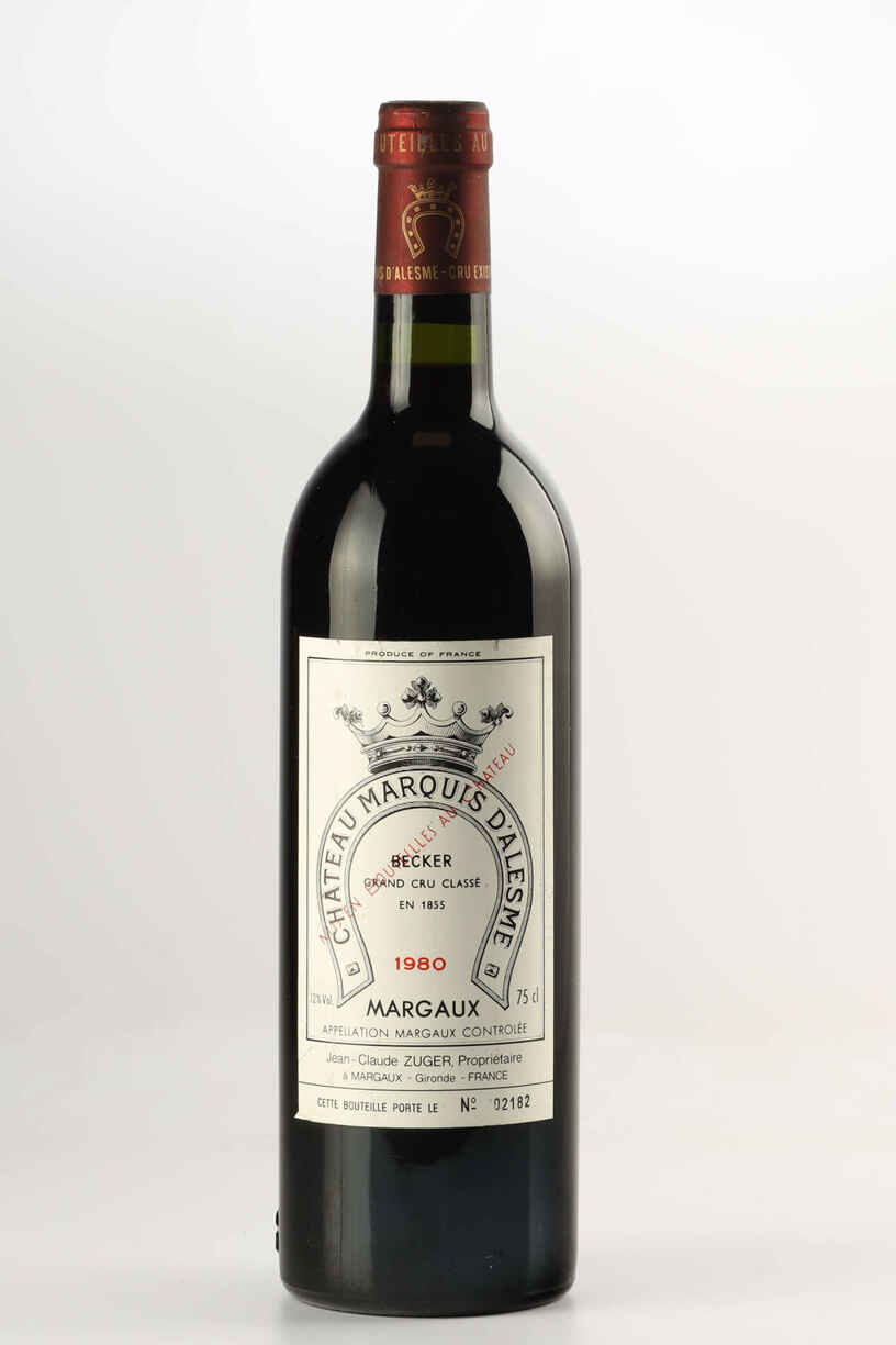 Chateau Marquis D'alesme Becker 1980