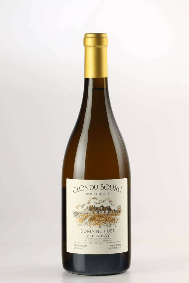 Huet Vouvray Clos Du Bourg Moelleux, 2018