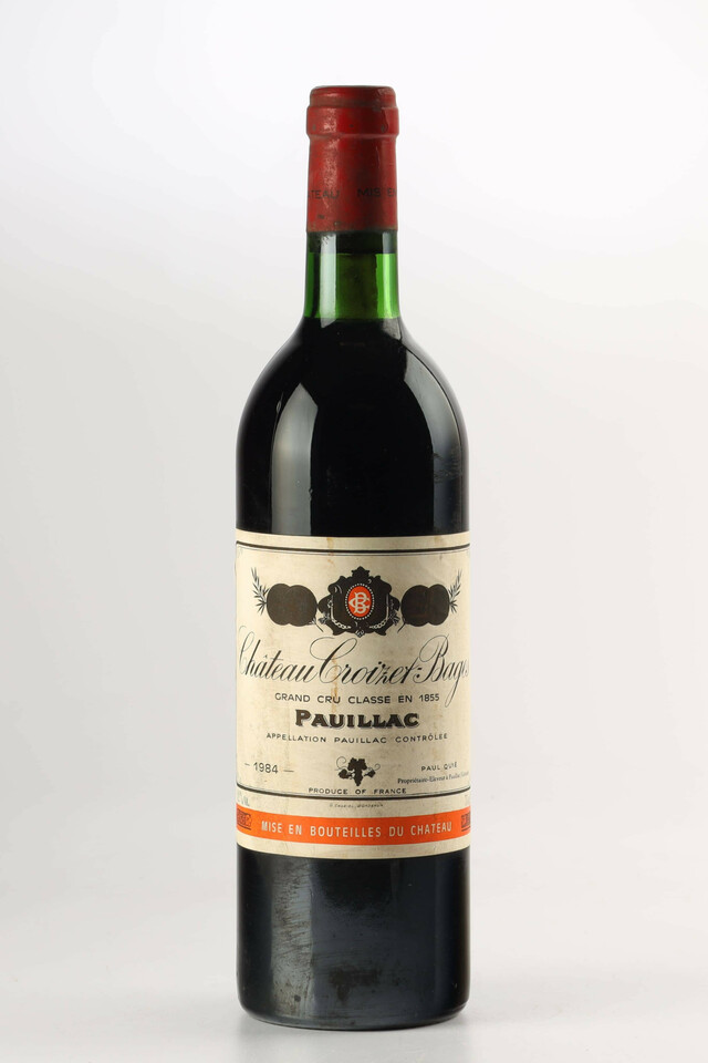 Chateau Croizet Bages, 1984