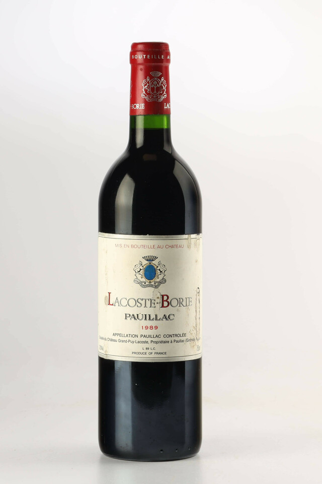 Chateau Grand-puy-lacoste Lacoste-borie, 1989