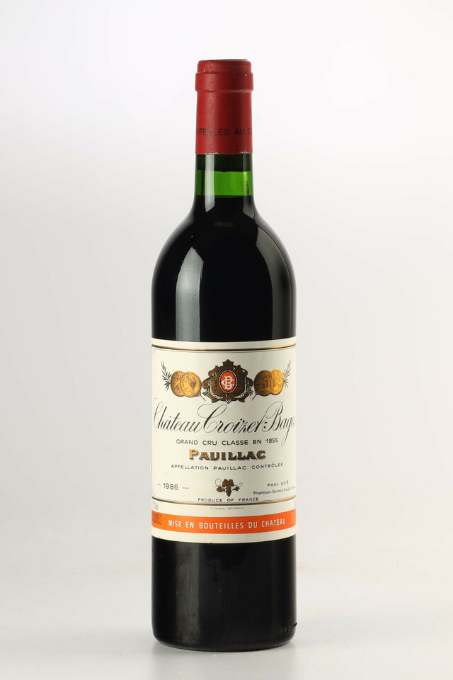 Chateau Croizet Bages, 1986