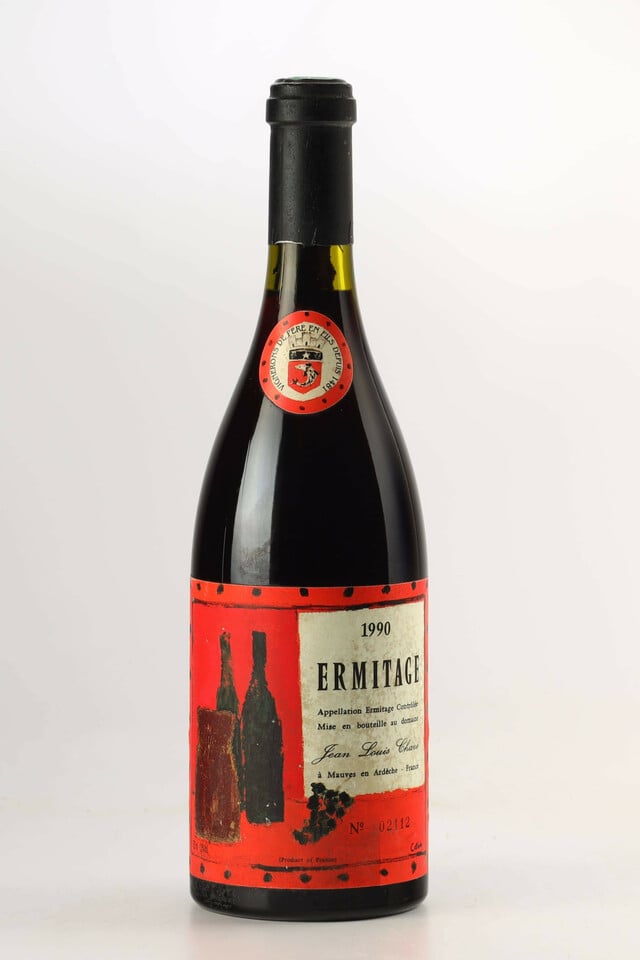 Jean Louis Chave Hermitage Rouge Cuvee Cathelin, 1990