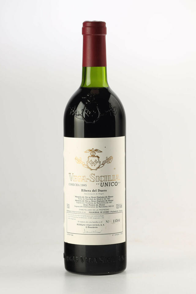 Vega Sicilia Unico, 1985