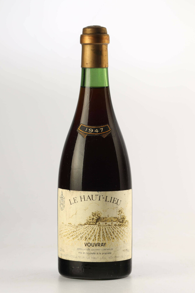 Huet Vouvray Le Haut Lieu Moelleux, 1947