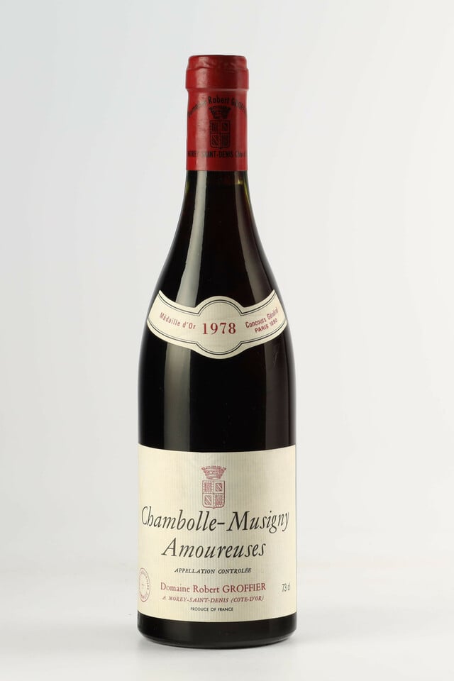 Robert Groffier Chambolle Musigny Les Amoureuses 1er Cru, 1978