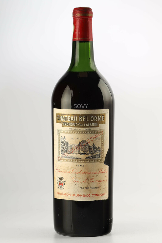 Chateau Bel Orme Tronquoy De Lalande, 1962