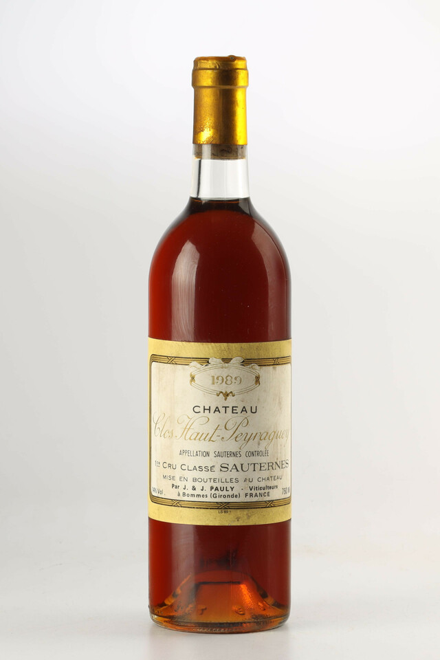 Chateau Clos Haut Peyraguey Clos Haut Peyraguey, 1989