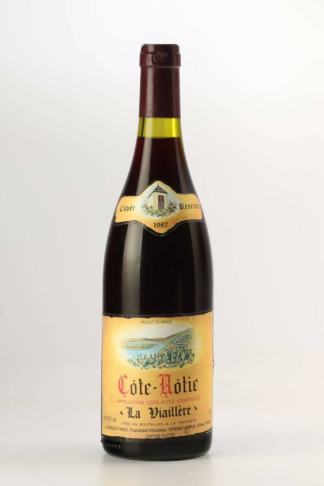 Dervieux Thaize Cote Rotie La Viaillere, 1987