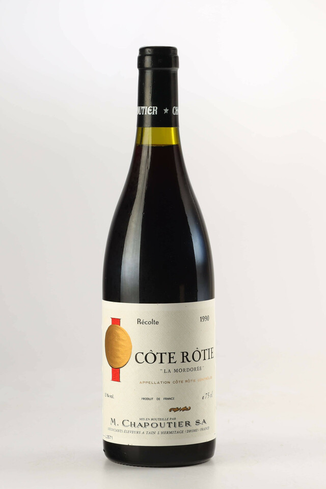 M.chapoutier Cote Rotie La Mordoree, 1990