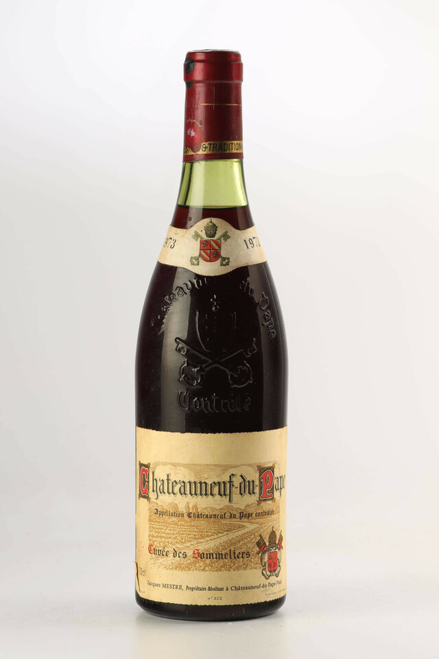 Jacques Mestre Chateauneuf Du Pape Cuvee Des Sommeliers, 1973