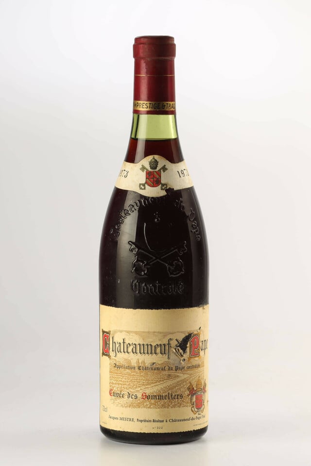 Jacques Mestre Chateauneuf Du Pape Cuvee Des Sommeliers, 1973