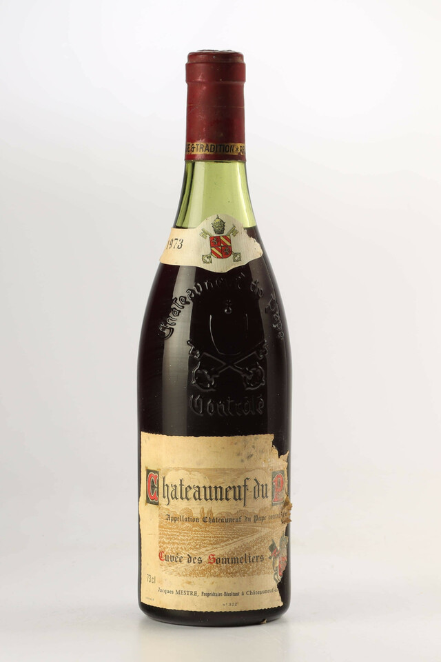 Jacques Mestre Chateauneuf Du Pape Cuvee Des Sommeliers, 1973