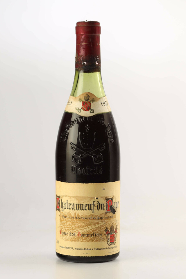 Jacques Mestre Chateauneuf Du Pape Cuvee Des Sommeliers, 1973