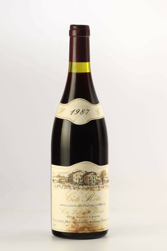 Pierre Gaillard Cote Rotie Cote Brune Et Blonde, 1987