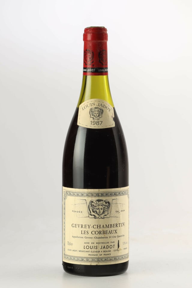 Louis Jadot Gevrey Chambertin Les Corbeaux 1er Cru, 1987