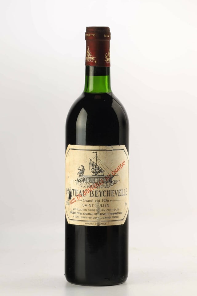 Chateau Beychevelle, 1986