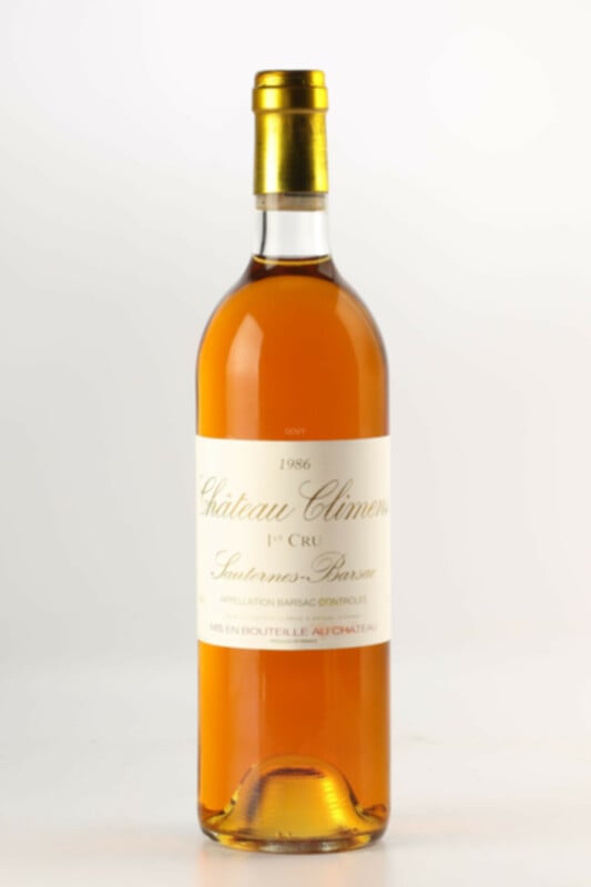Chateau Climens, 1986