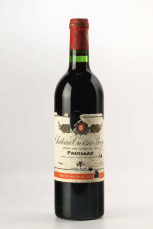 Chateau Croizet Bages, 1980