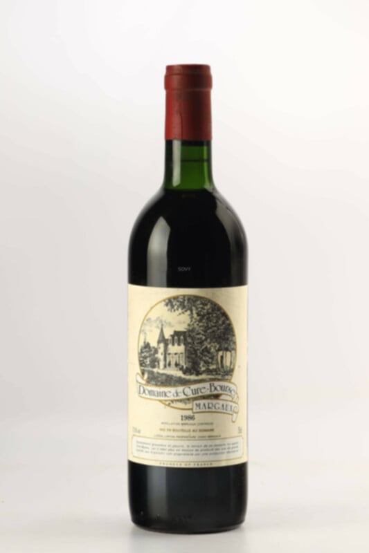 Chateau Cure-bourse, 1986