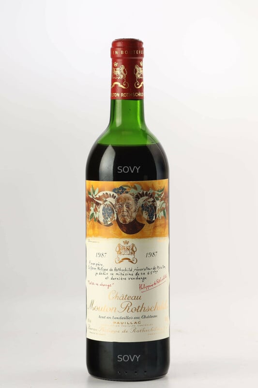 Chateau Mouton Rothschild, 1987