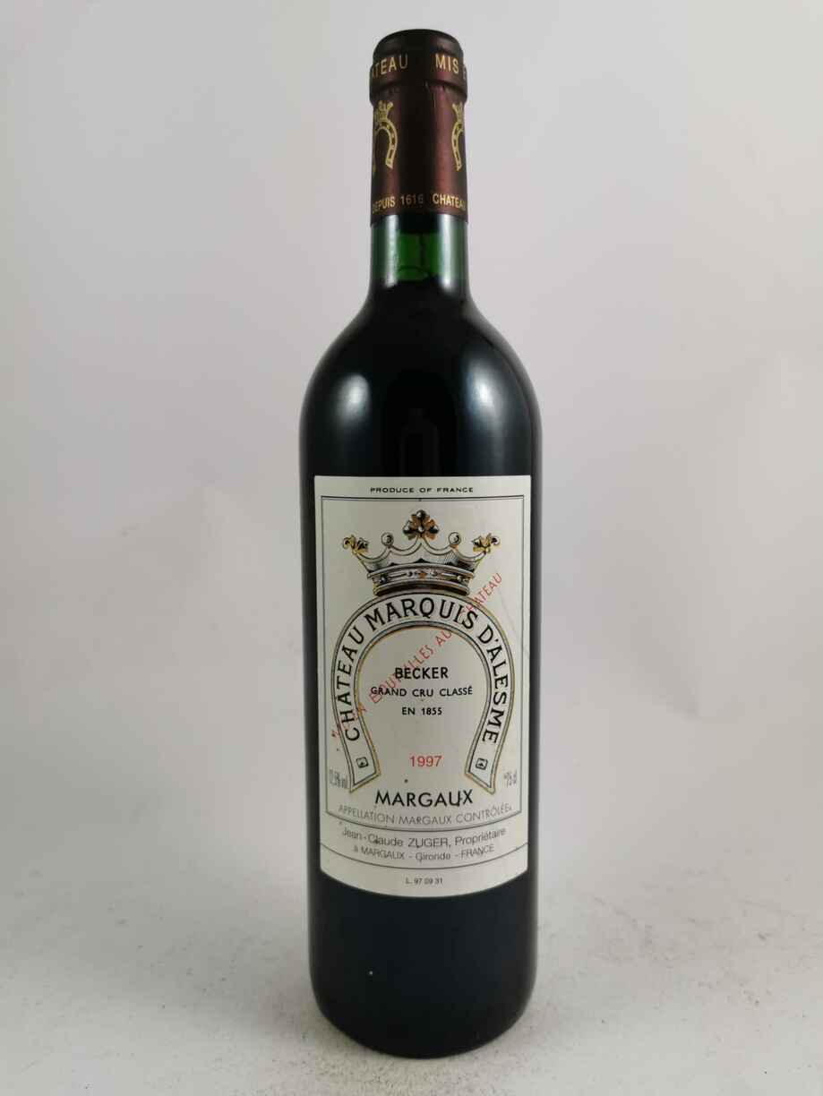 Chateau Marquis D'alesme Becker 1997