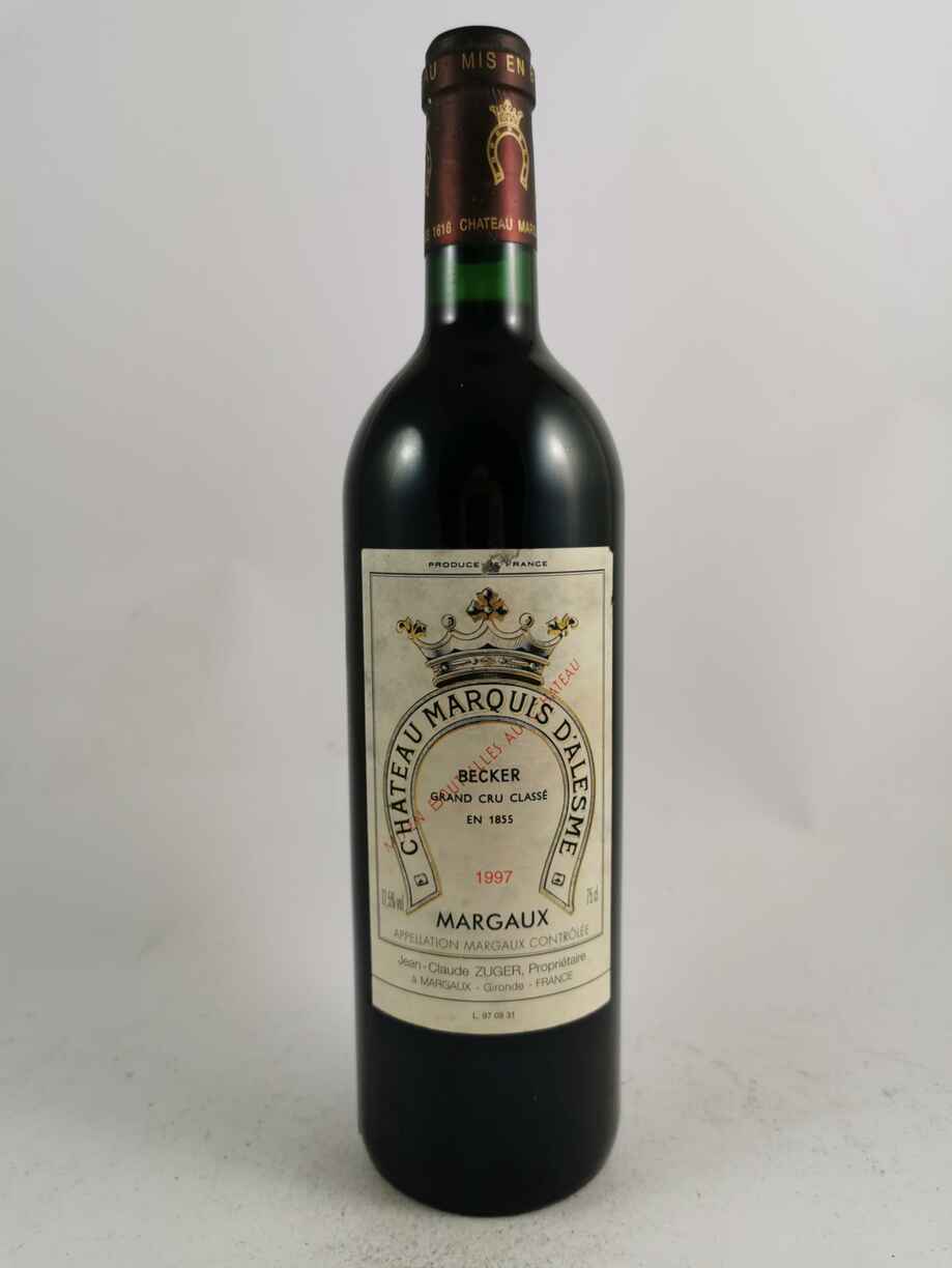 Chateau Marquis D'alesme Becker 1997