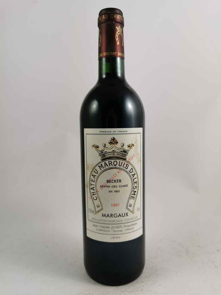 Chateau Marquis D'alesme Becker 1997