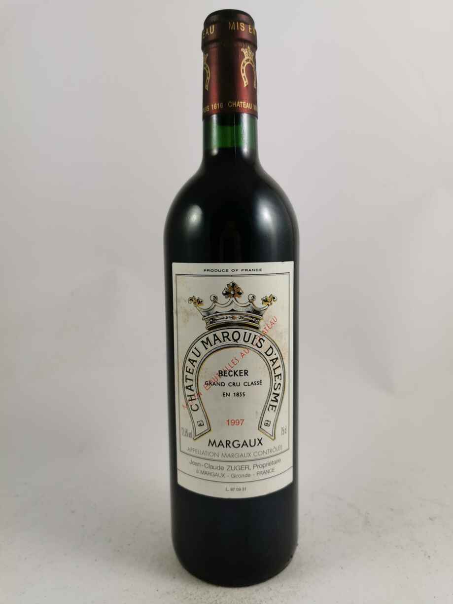 Chateau Marquis D'alesme Becker 1997