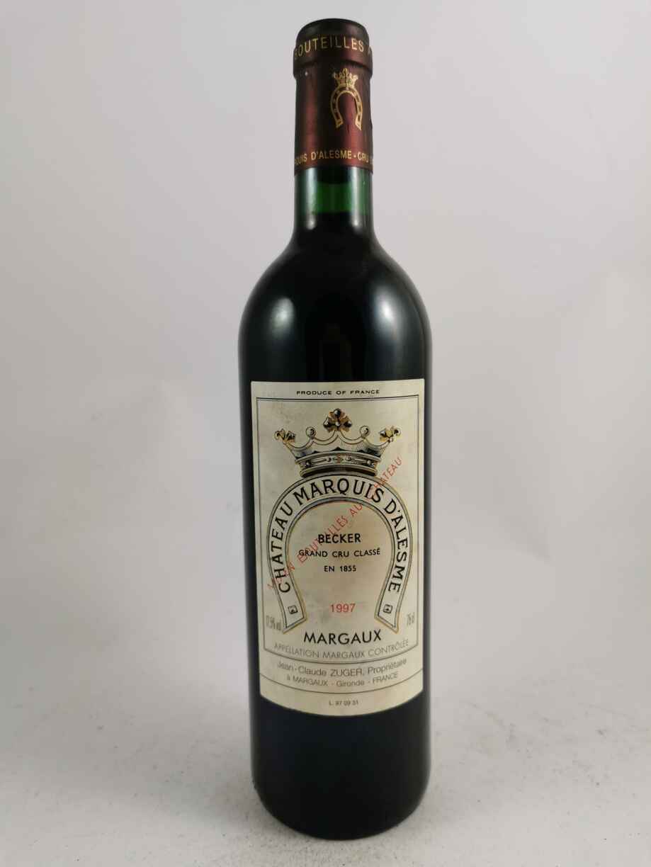 Chateau Marquis D'alesme Becker 1997
