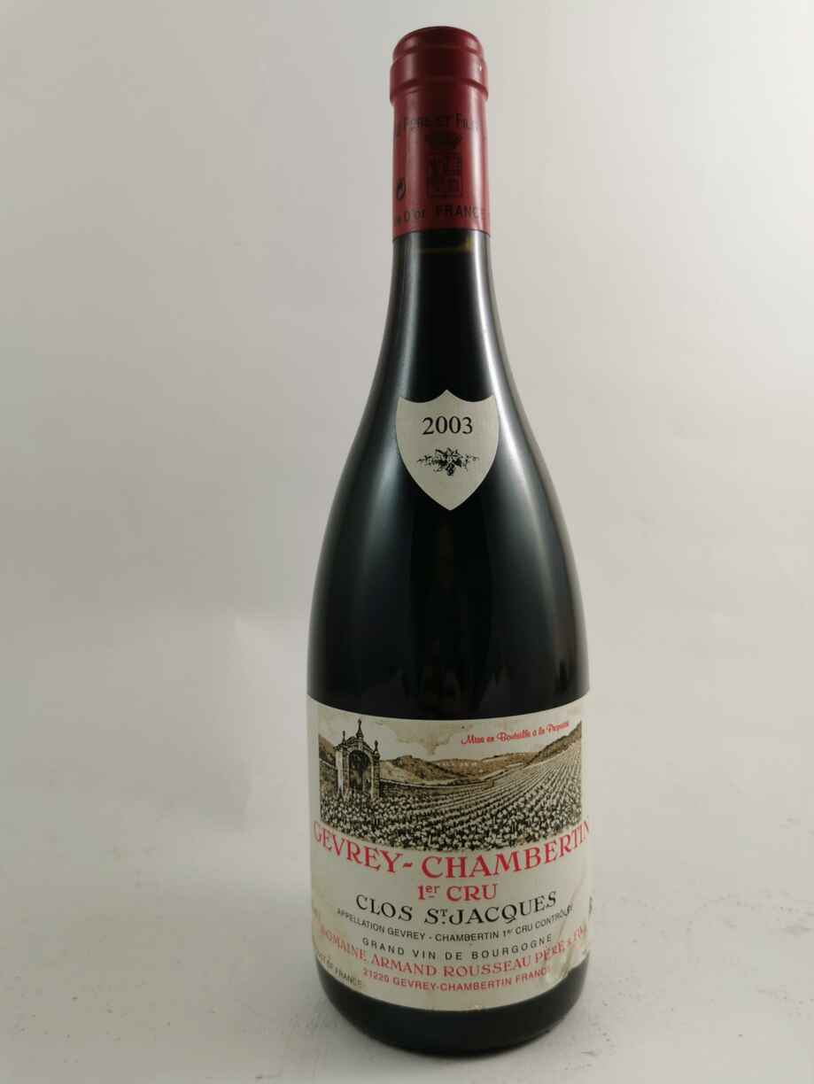 Armand Rousseau Gevrey Chambertin Clos Saint Jacques 1er Cru 2003