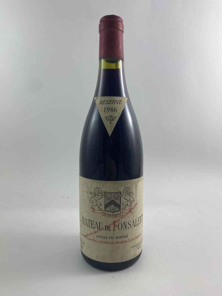 Rayas Chateau De Fonsalette Reserve 1986