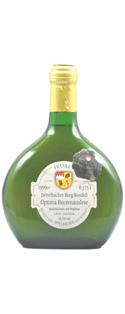 Apfelbacher Dettelbacher Berg-rondell Optima Beerenauslese 1999