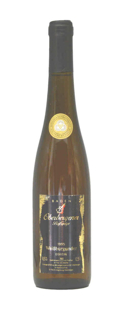 Winzergenossenschaft Oberbergen Baßgeige Weißburgunder Eiswein 1995