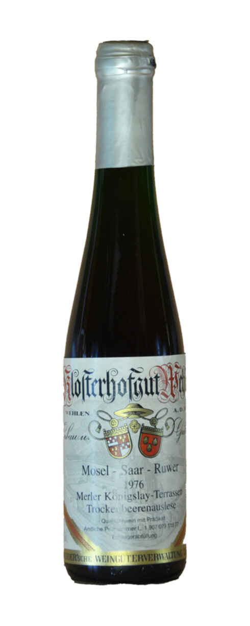Klosterhofgut Wehlen Merler Königslay-terrassen Riesling Trockenbeerenauslese 1976