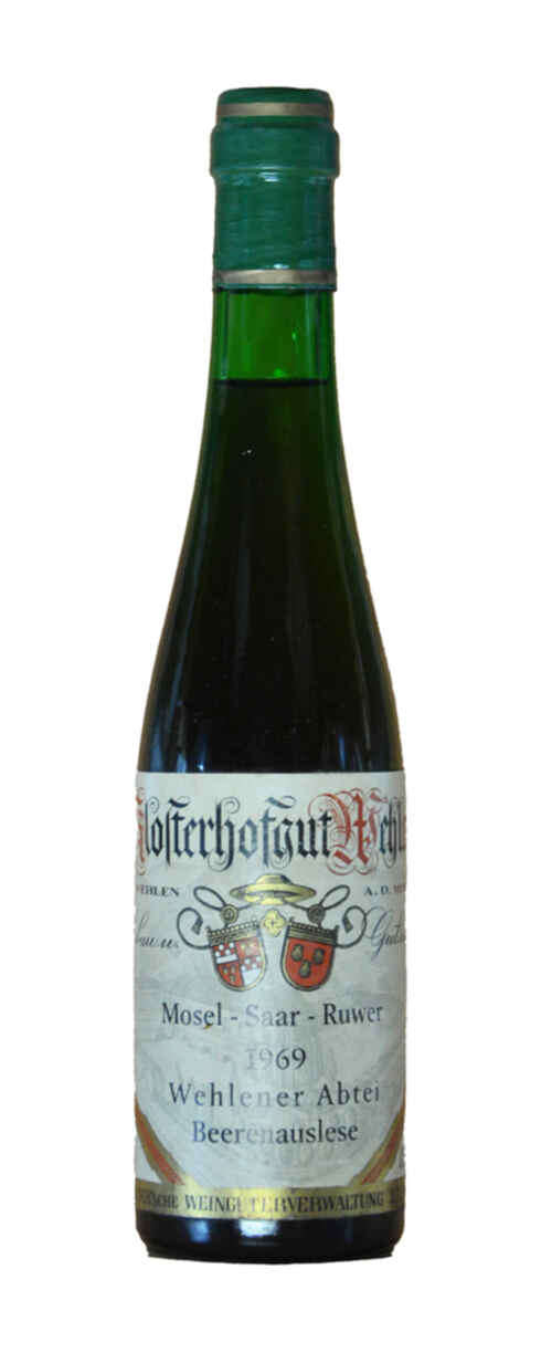 Klosterhofgut Wehlen Wehlener Abtei Riesling Beerenauslese 1969