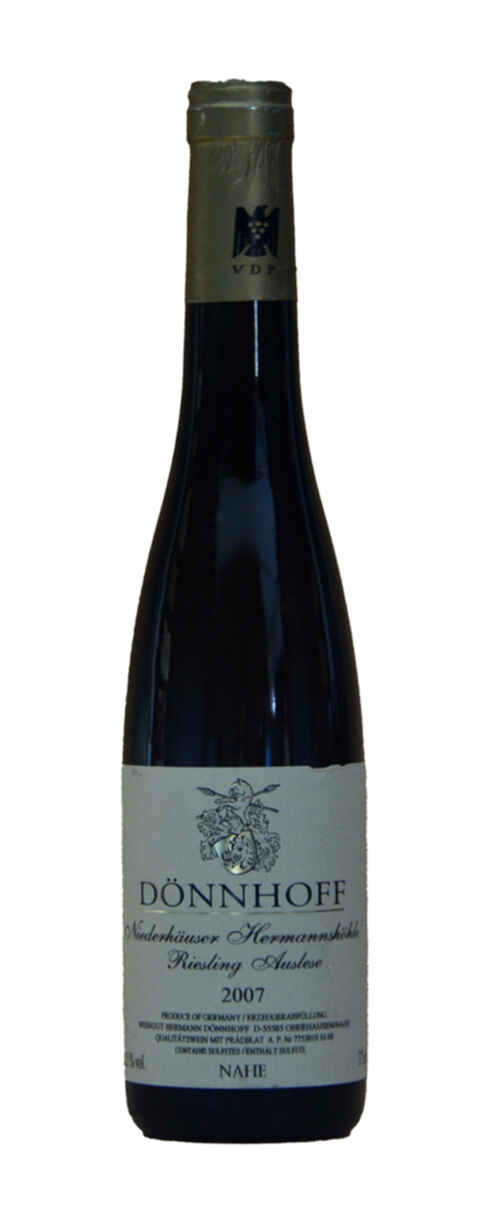 Weingut Donnhoff Niederhã¤user Hermannshohle Auslese Gk 2007