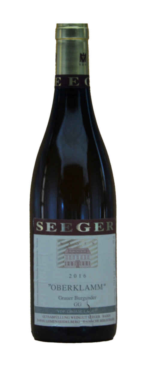 Seeger Leimener Herrenberg Oberklamm Grauer Burgunder Gg 2016