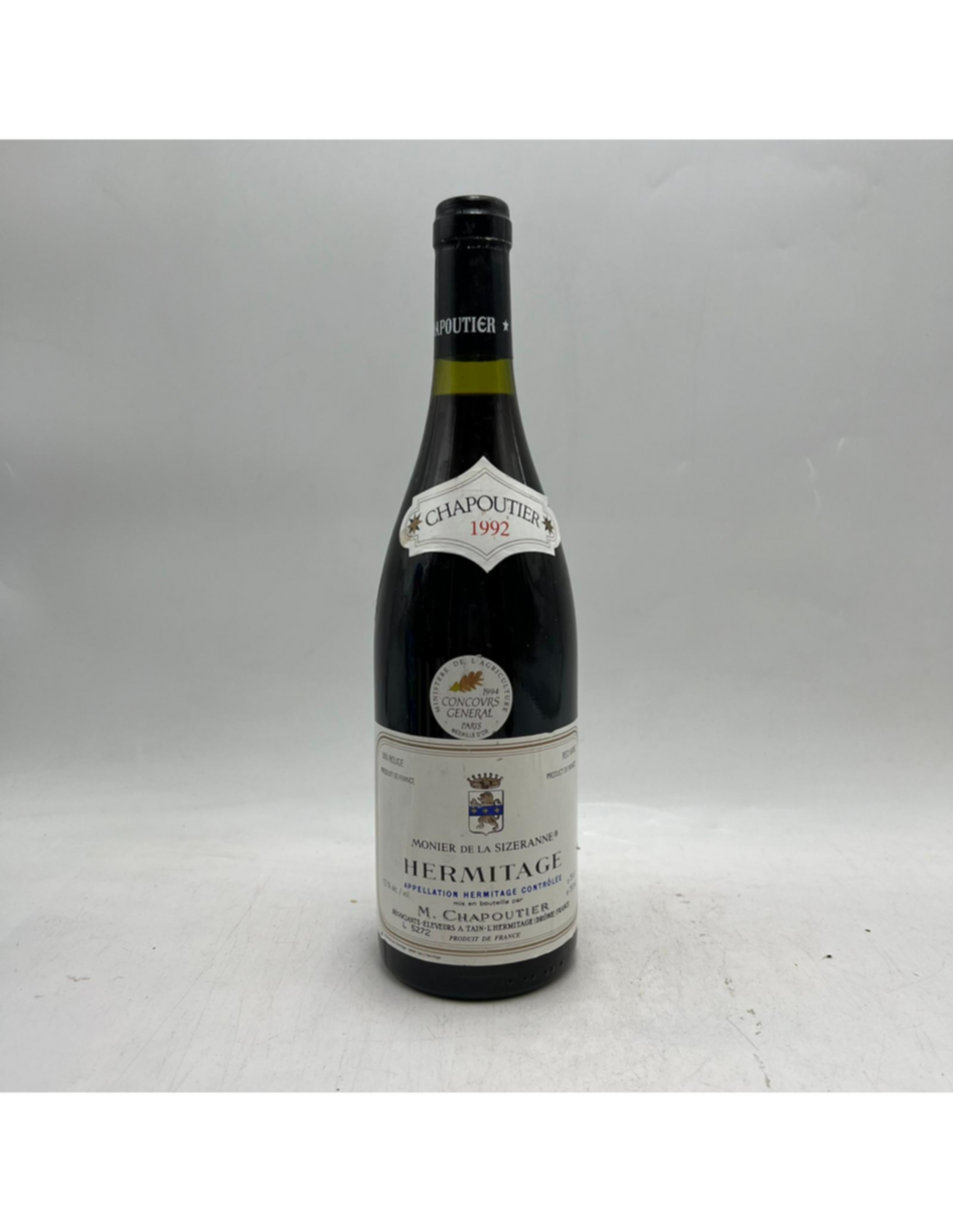 Chapoutier Hermitage Monier De La Sizeranne 1992