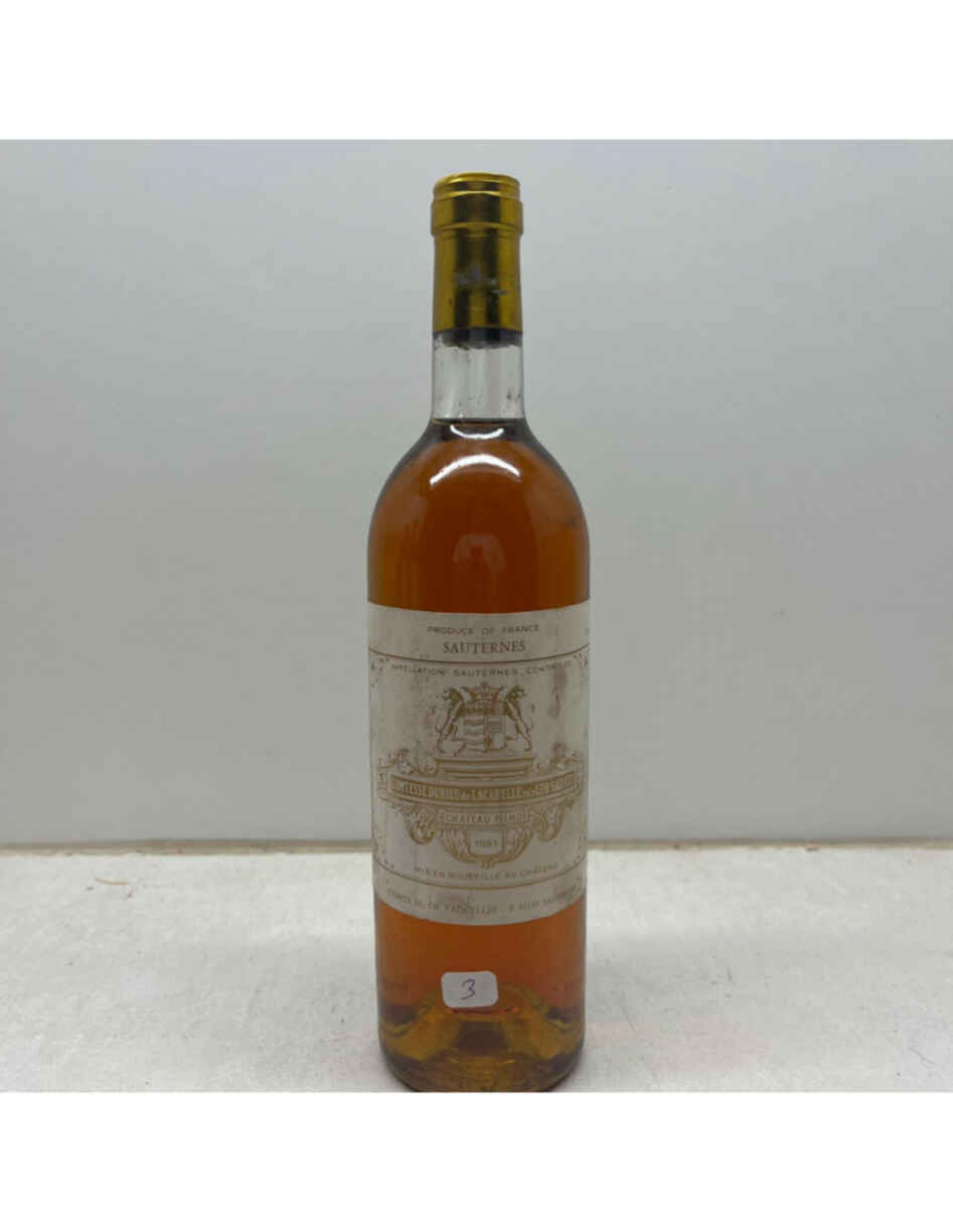 Chateau Filhot 1981