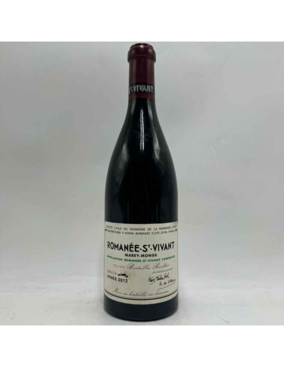 De La Romanee Conti Romanee Saint Vivant Grand Cru 2012