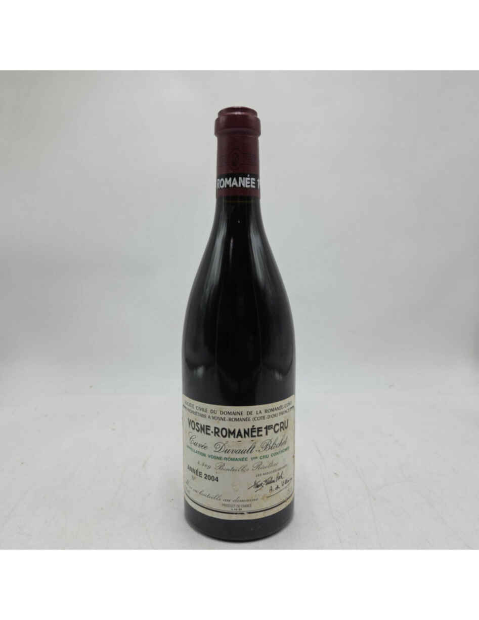 De La Romanee Conti Vosne Romanee Cuvee Duvault Blochet 2004