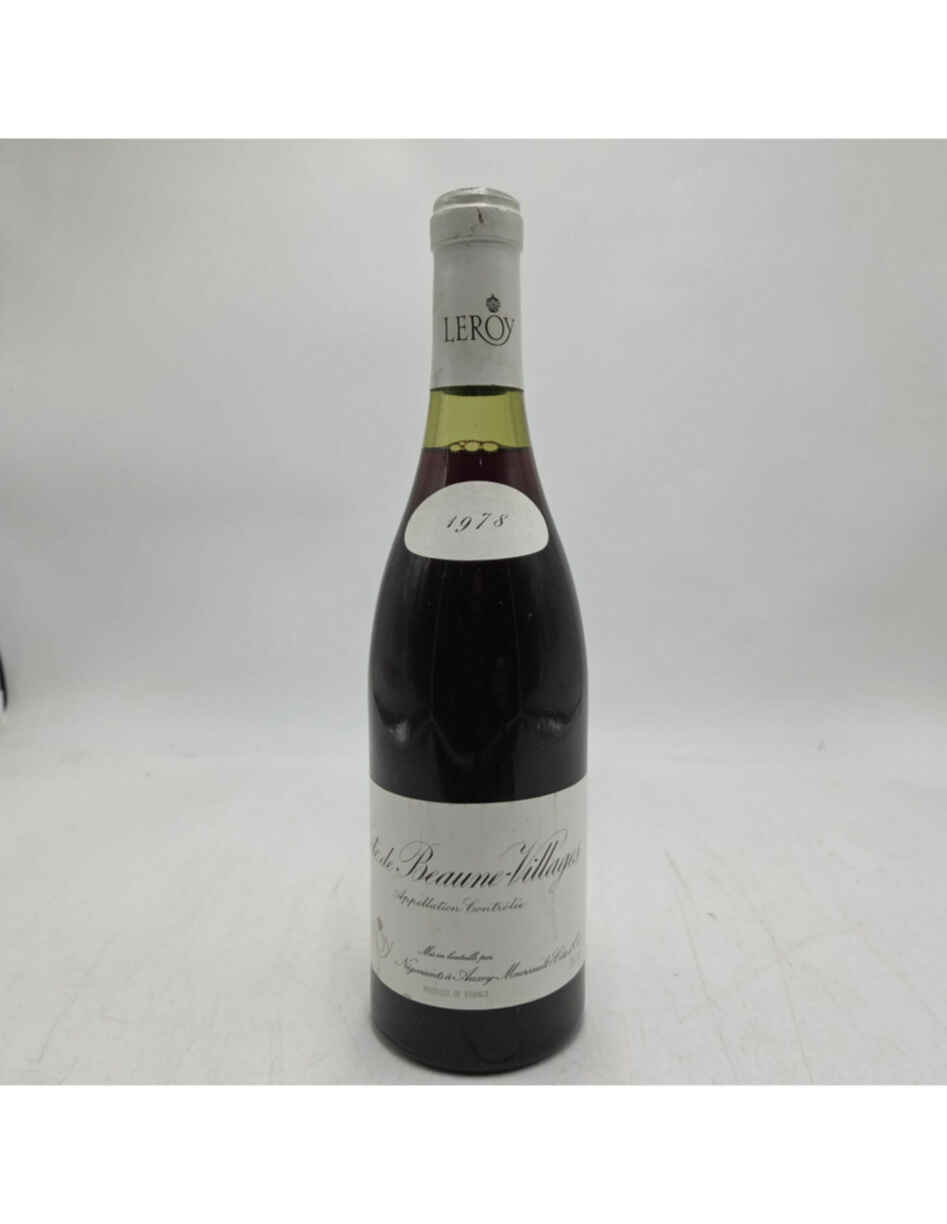 Maison Leroy Cote De Beaune Villages 1978