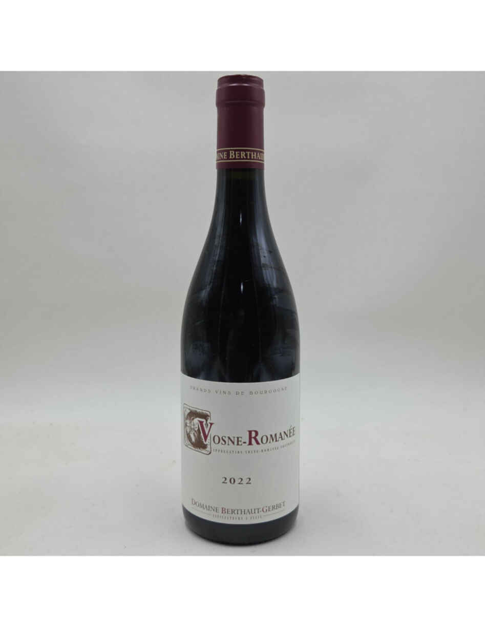 Berthaut Gerbet Vosne Romanee 2022